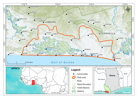 New Publication: Implications of Spatio-Temporal Land Use/Cover Changes for Ecosystem Services Supply in the Coastal Landscapes of Southwestern Ghana, West Africa